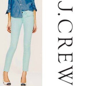 J. Crew Toothpick Mint Green Jean Size 24